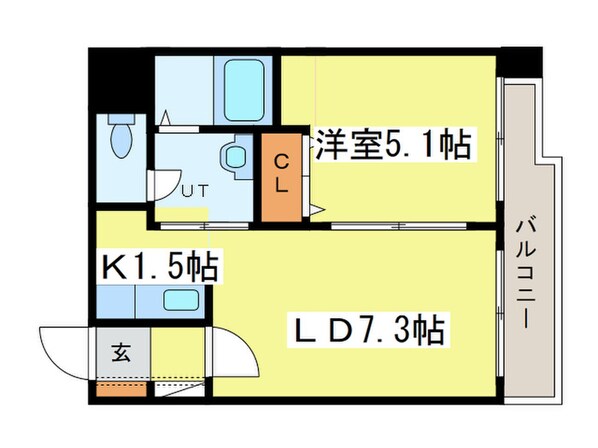 フランセジュール山鼻の物件間取画像